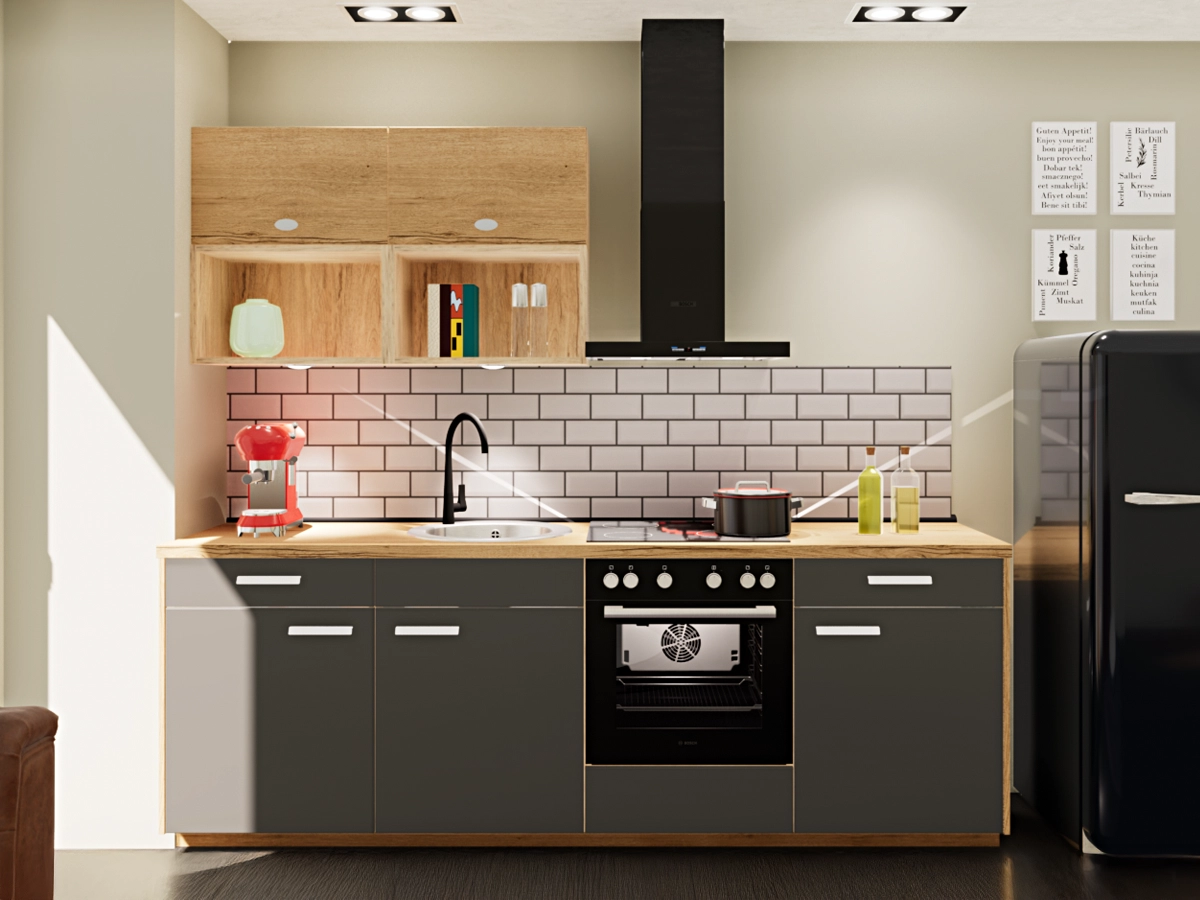 Die kompakte Lösung mit allem, was du zum Kochen brauchst – zum kleinen Preis.