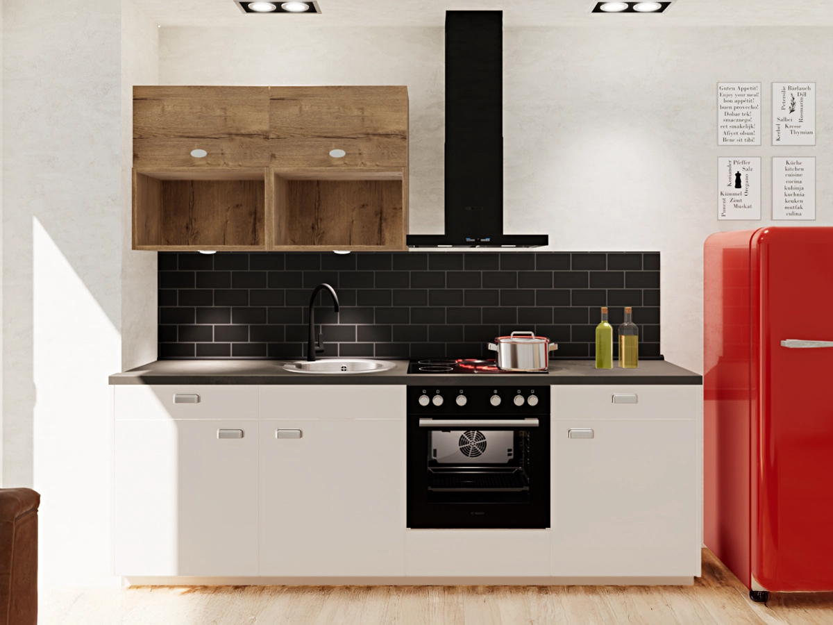 Die kompakte Lösung mit allem, was du zum Kochen brauchst – zum kleinen Preis.