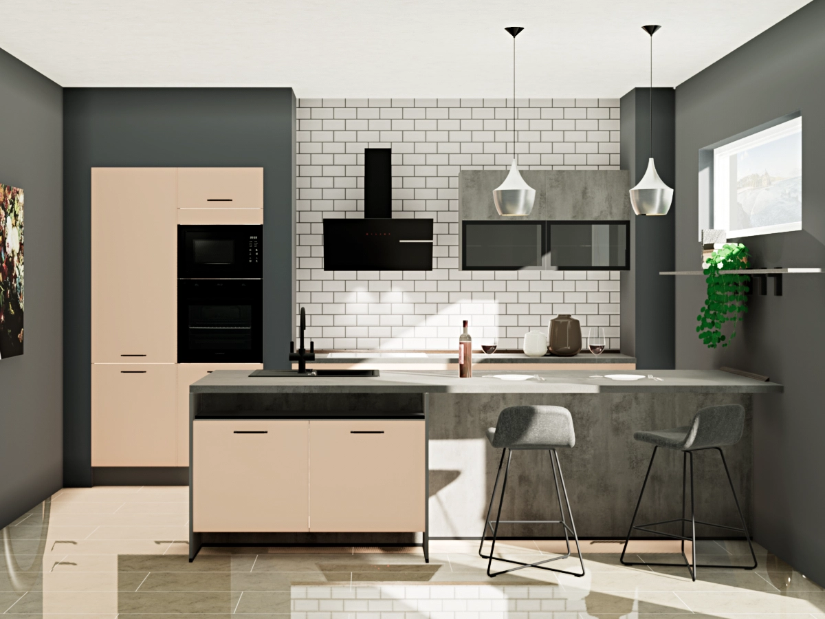 Clever geplant, großzügig gedacht: Diese Küche bringt Offenheit und Funktion perfekt zusammen.