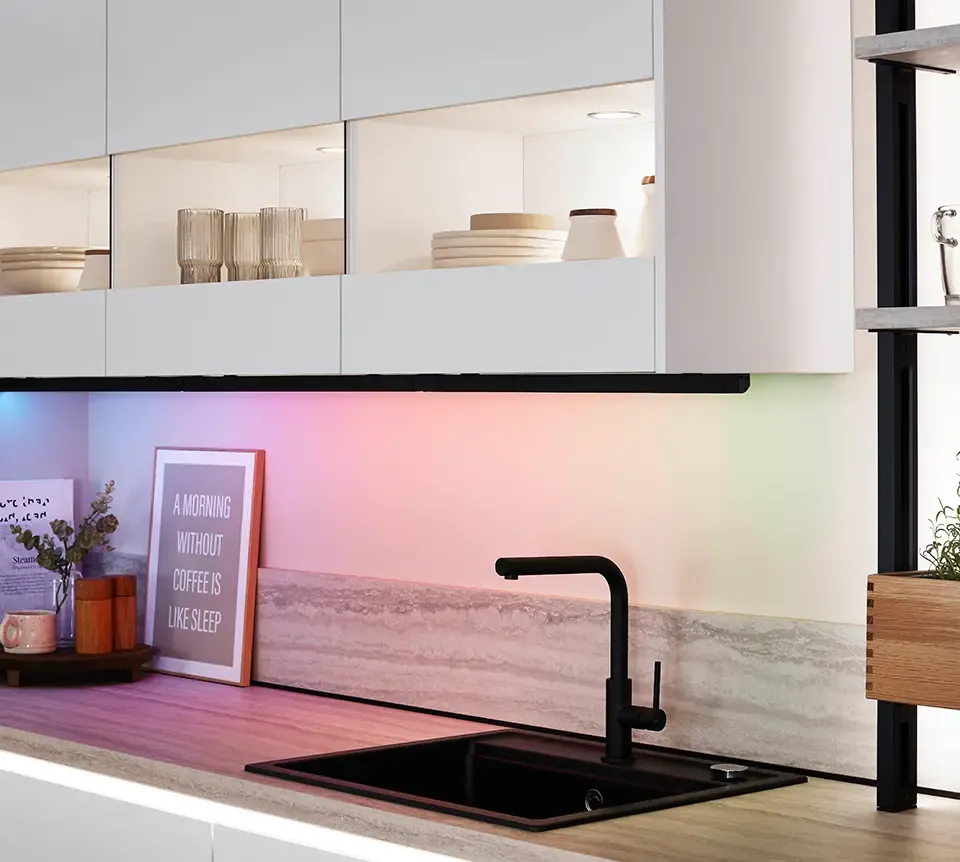 Foto einer modernen Küche